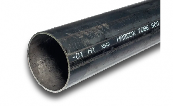 Труба износостойкая 20х4 мм Hardox Tube 500